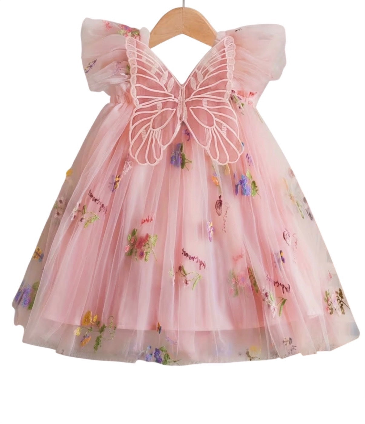 12/18m Peach Winged Dress