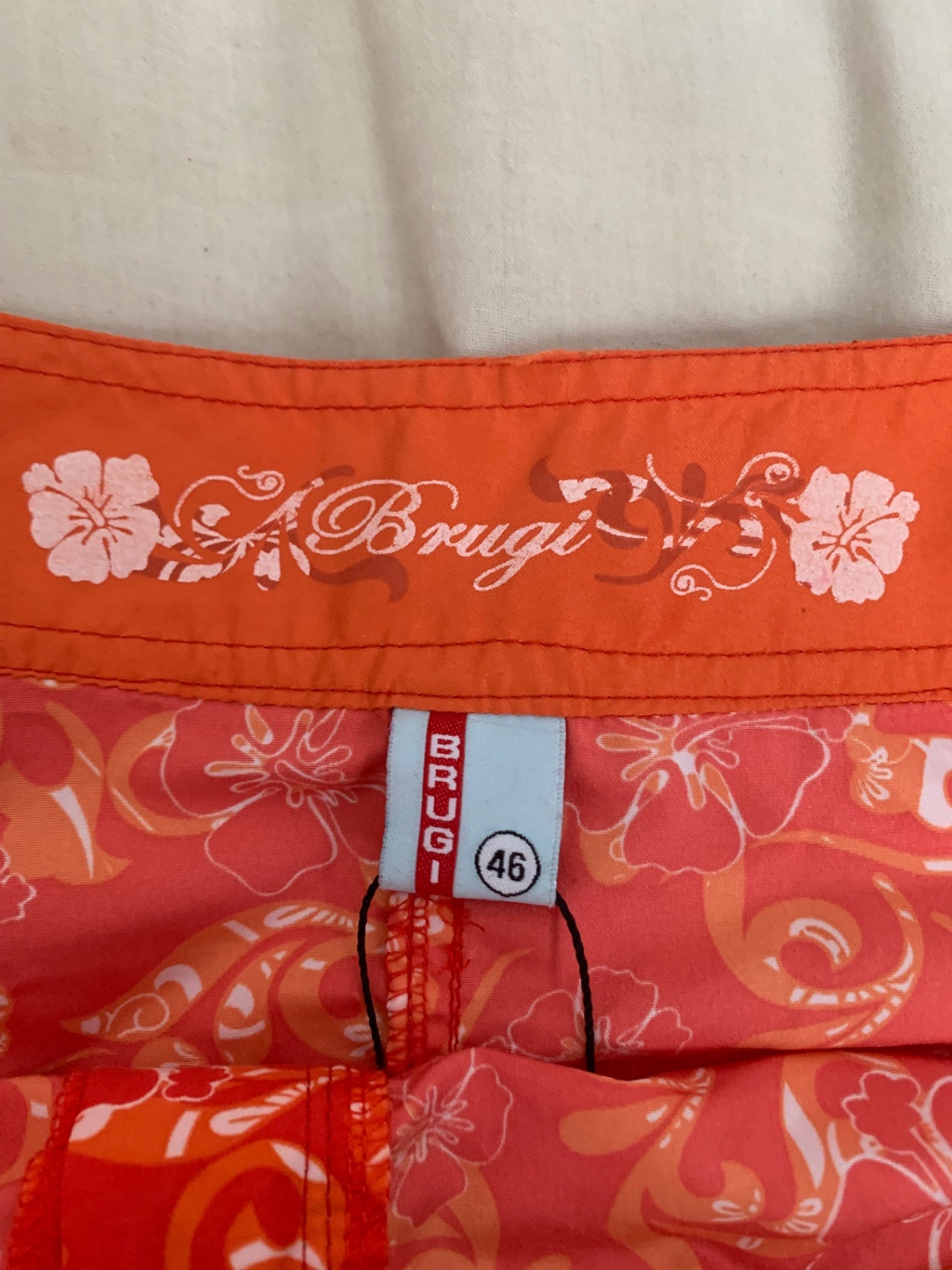 red hibiscus mini skirt