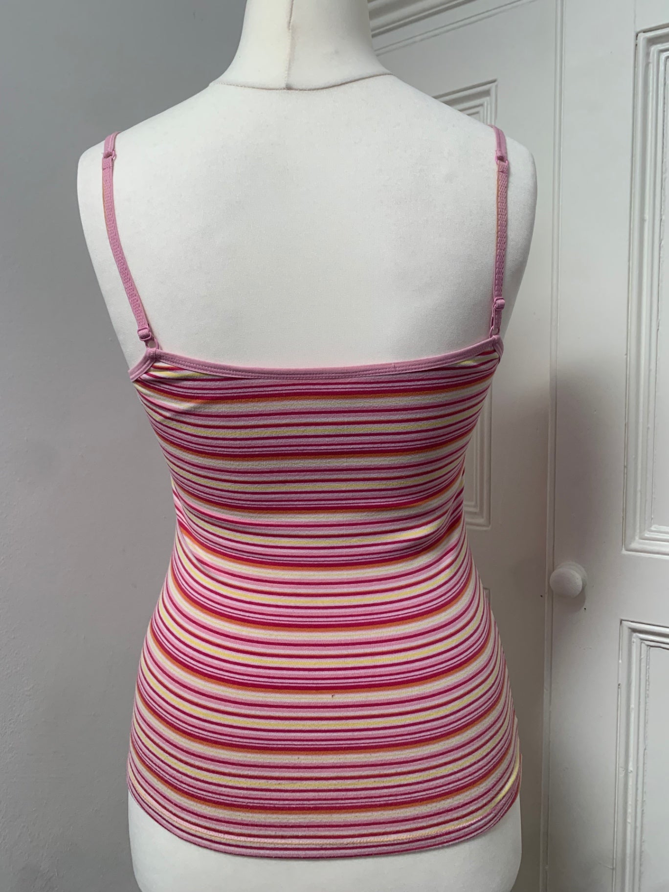 vintage striped vest top