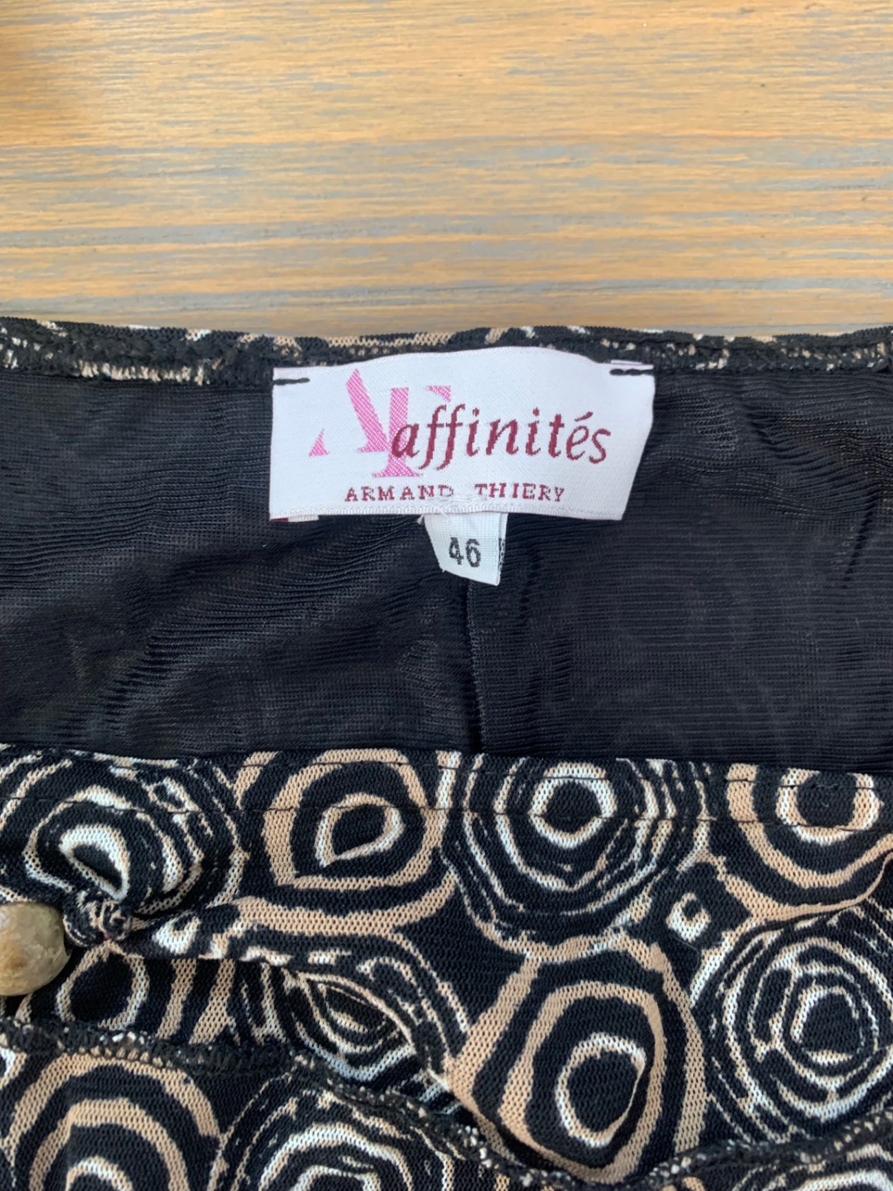 vintage geometric skirt