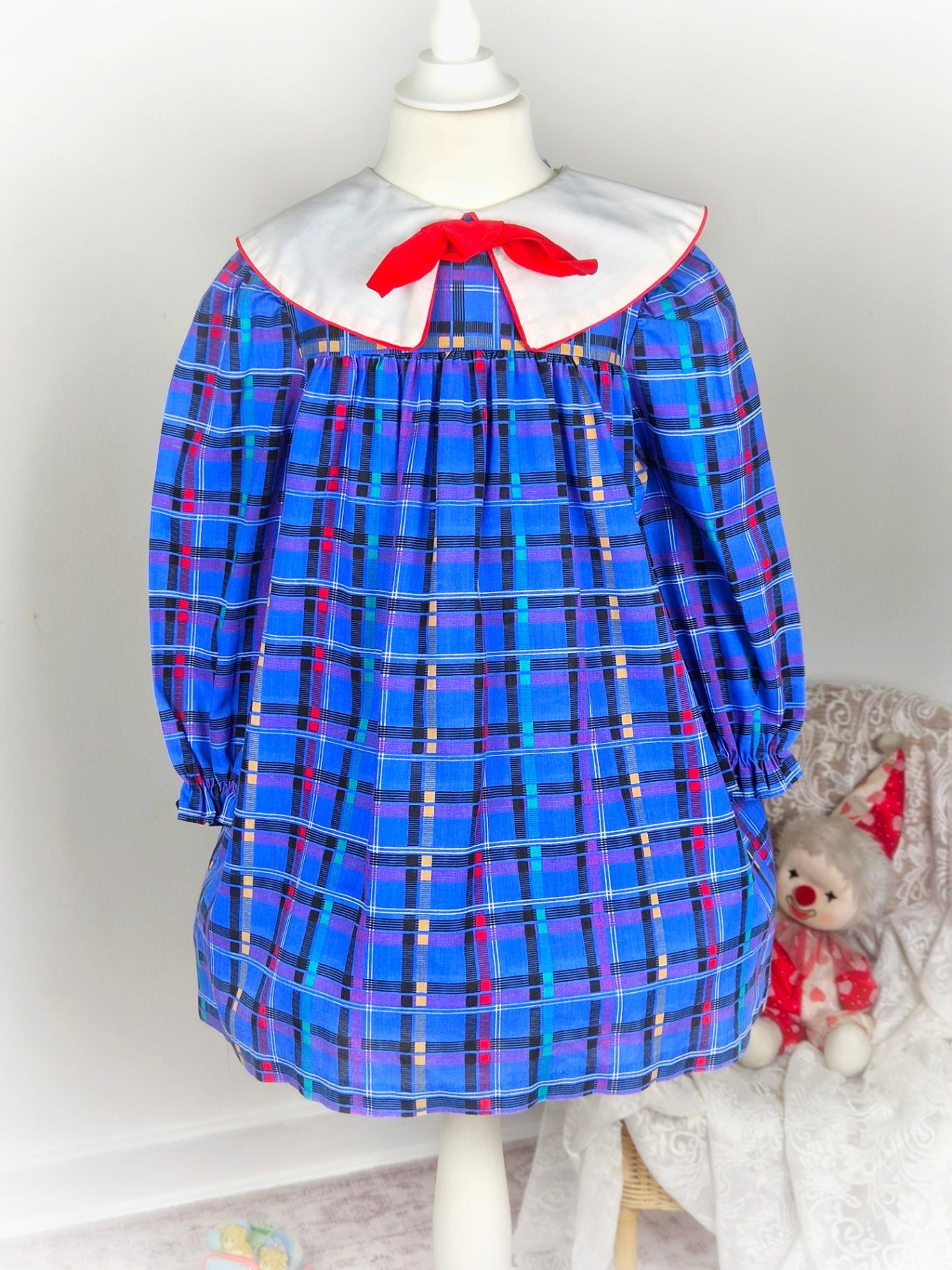 Vintage checked dress