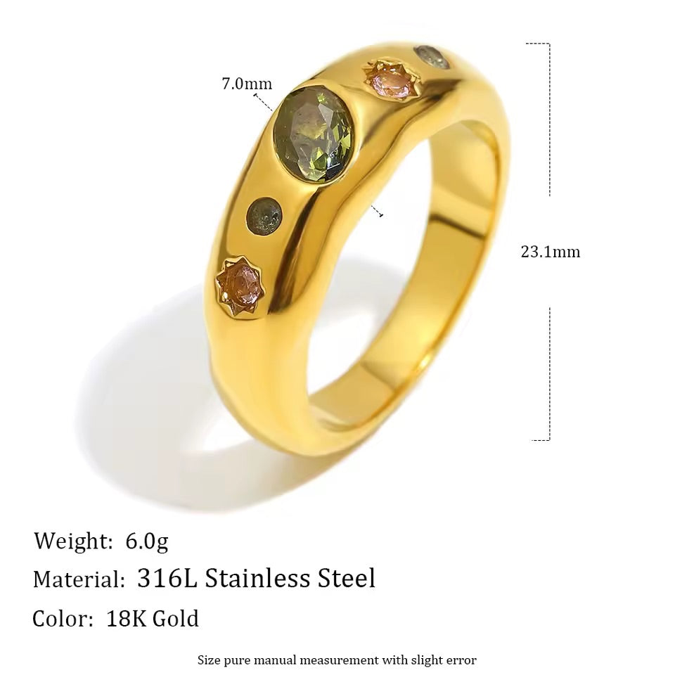 Astral Orbit Ring Silver Size 7