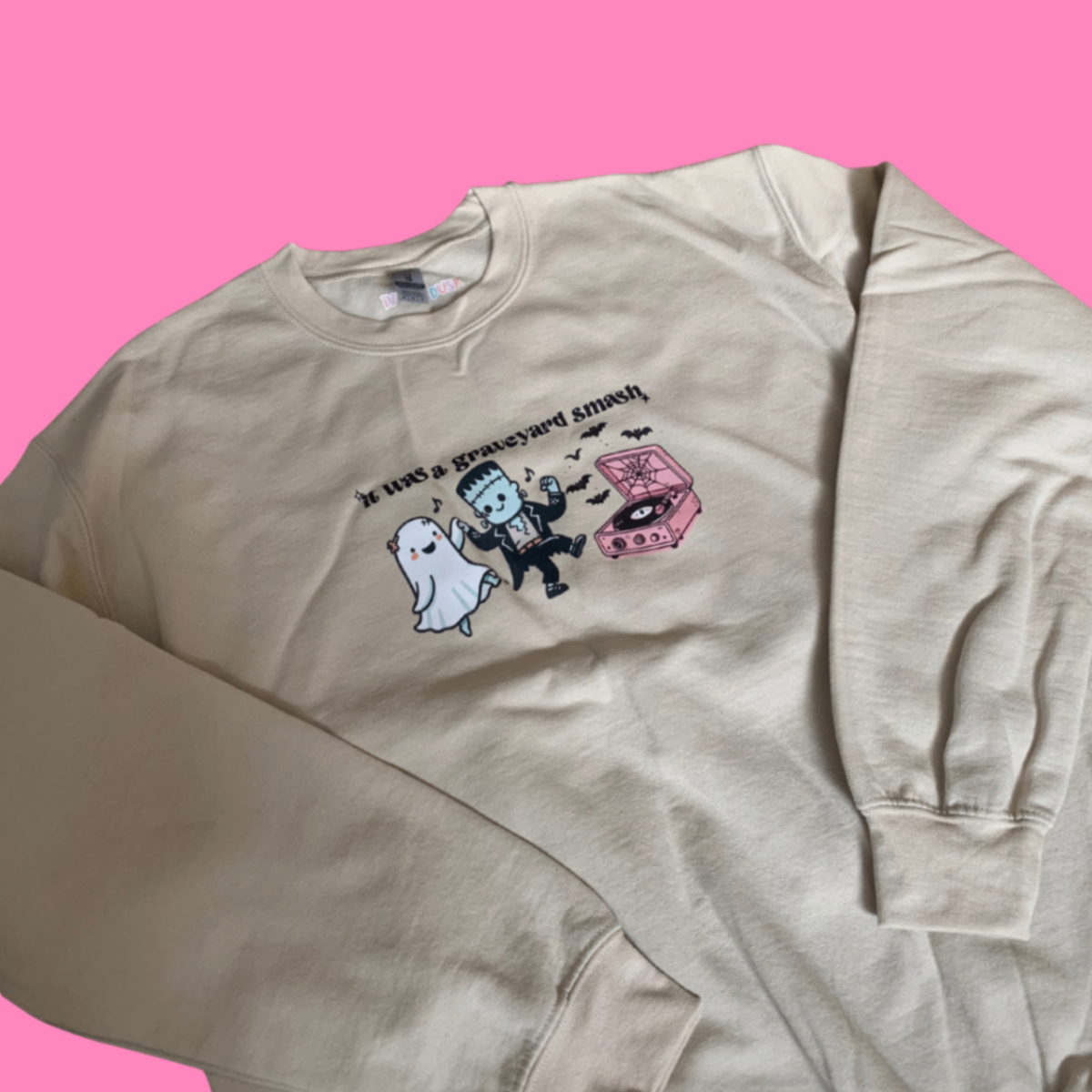 Graveyard smash spooky season sweatshirt (kids matching tshirt available)