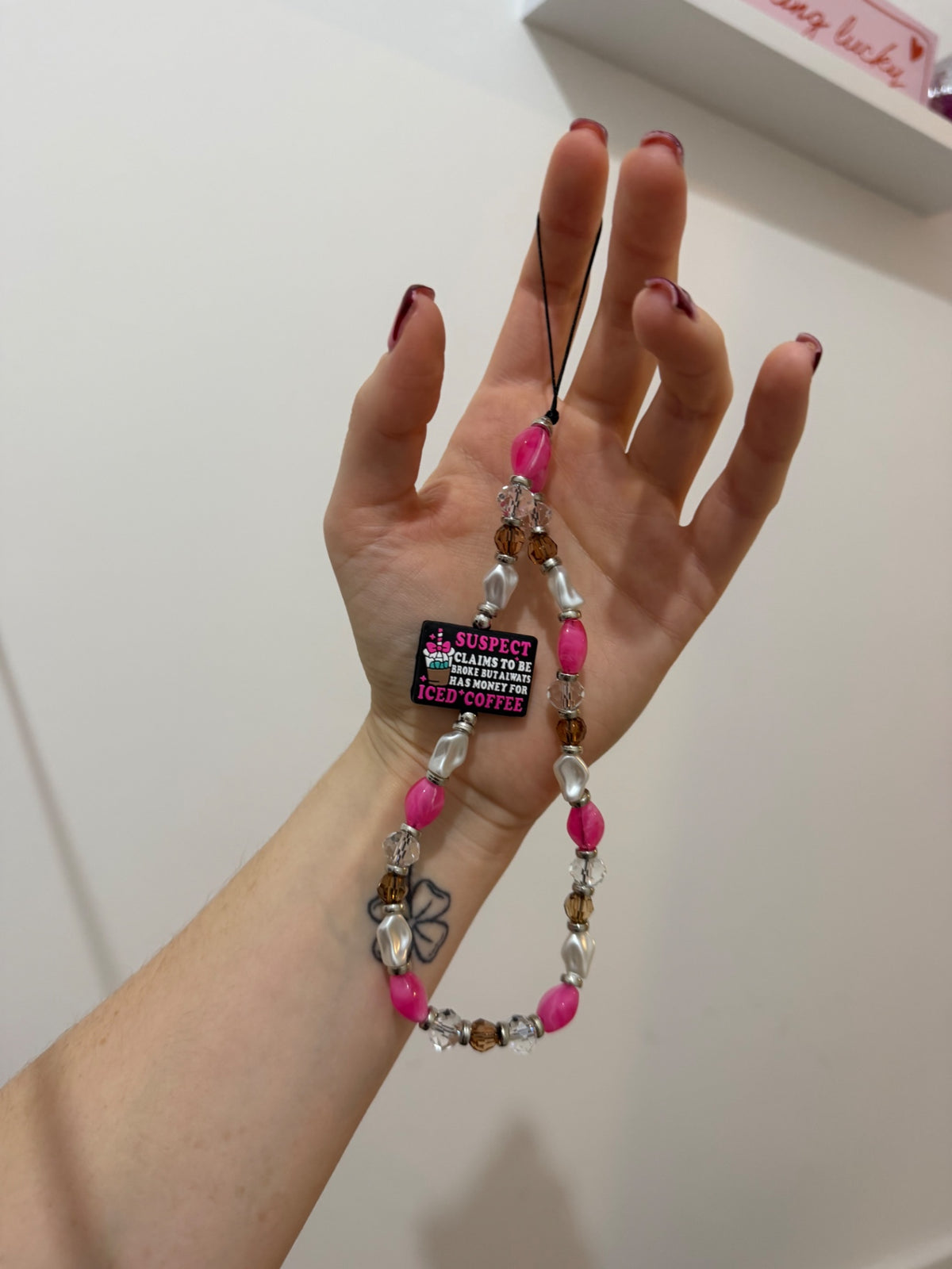 ‘Coffee suspect’ phone charm