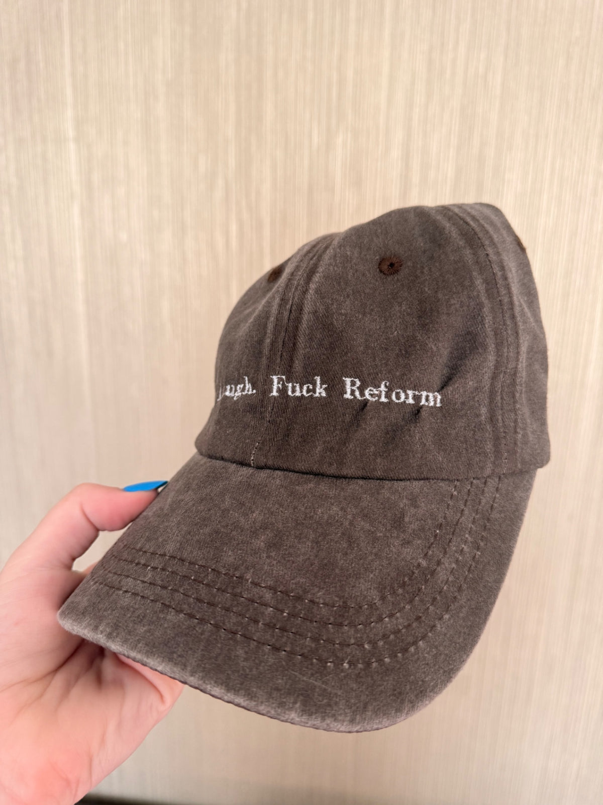 Live, Laugh Fuck Reform Baseball Cap
