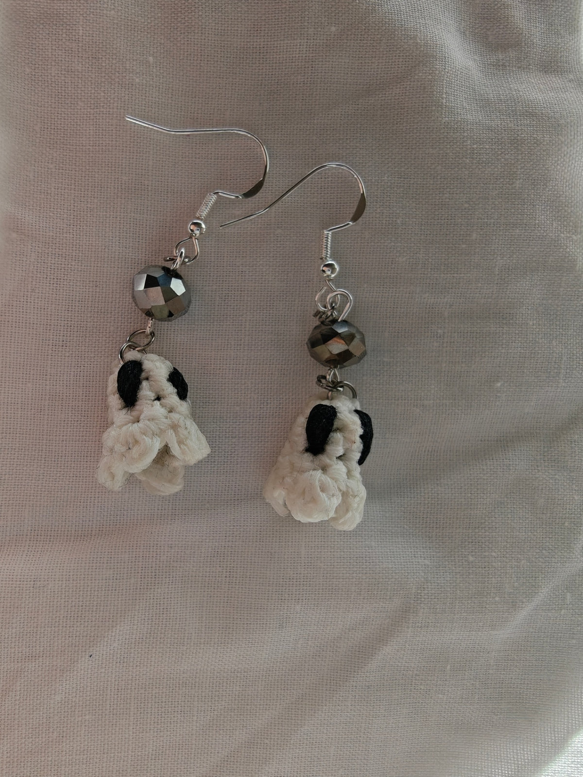 Disco ghosts Halloween earrings