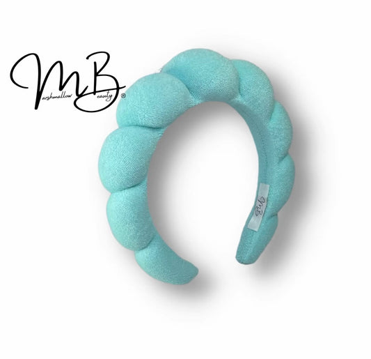 Teal Marshmallow Beauty Headband