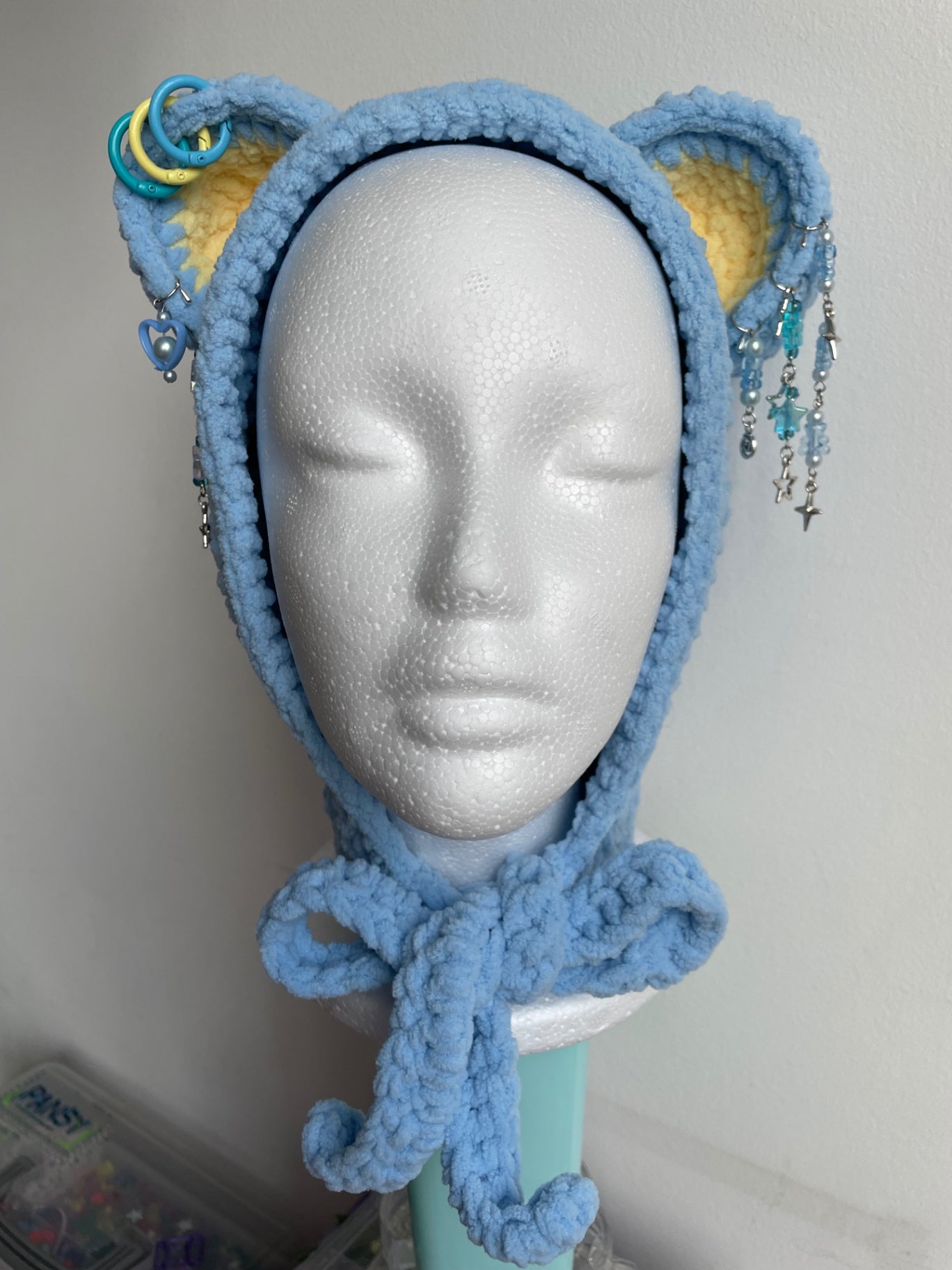 Blue Bear Bonnet