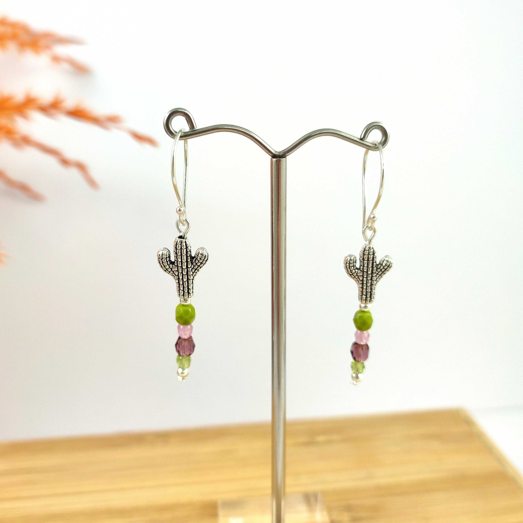 Cactus earrings