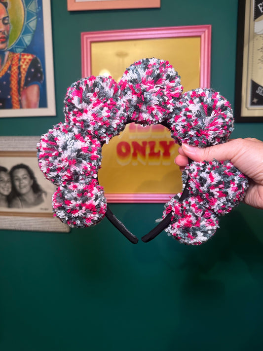 Multi Pom headband 