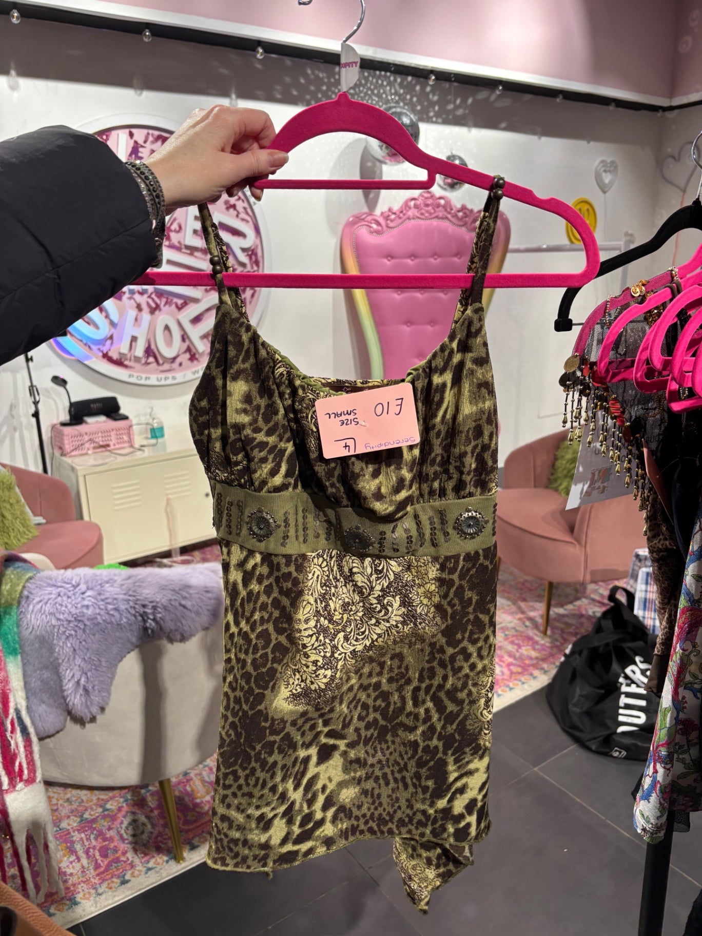 Animal print top