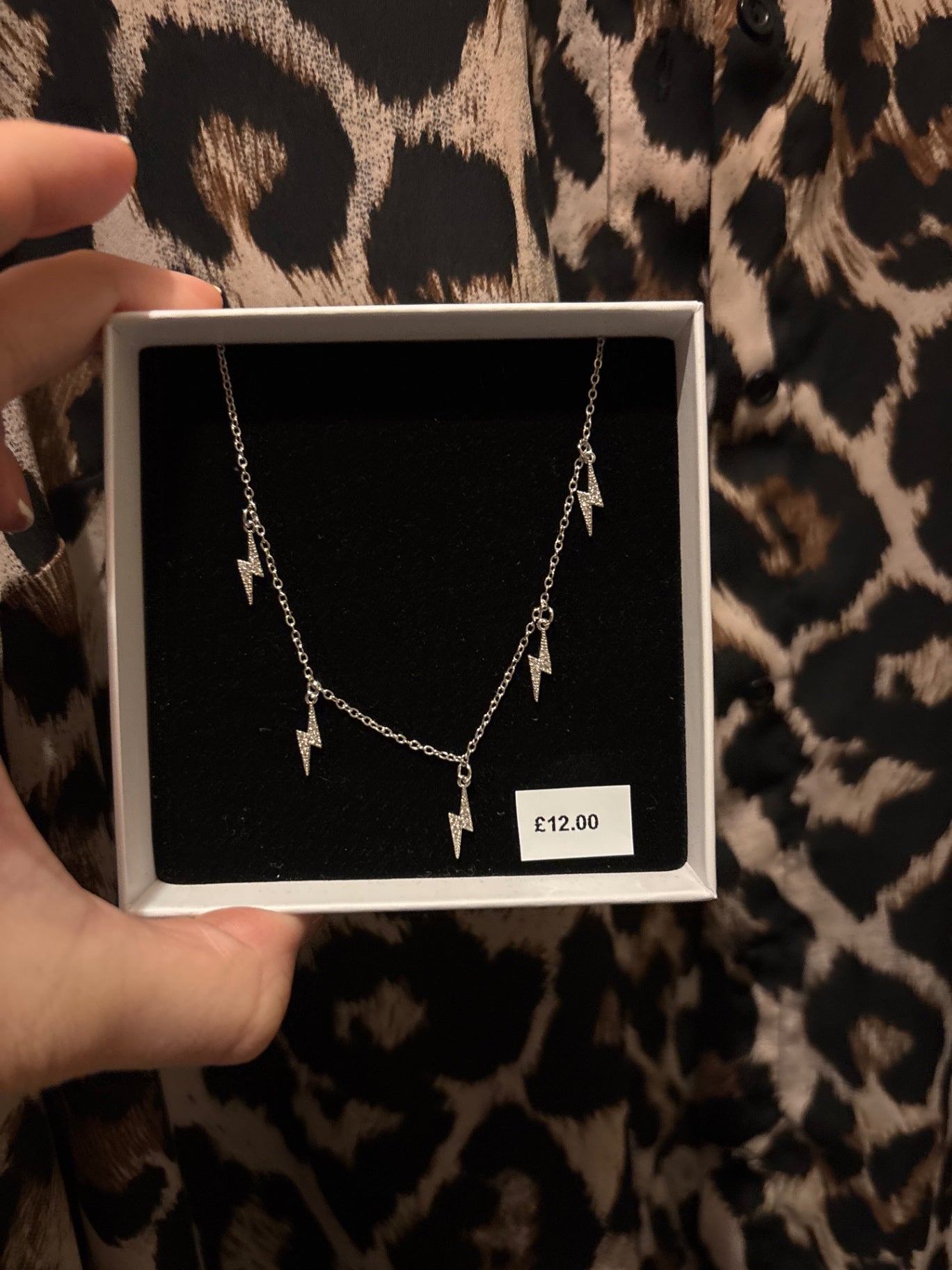 Lightening bolt necklace 