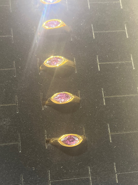 Oculus Amethyst ring