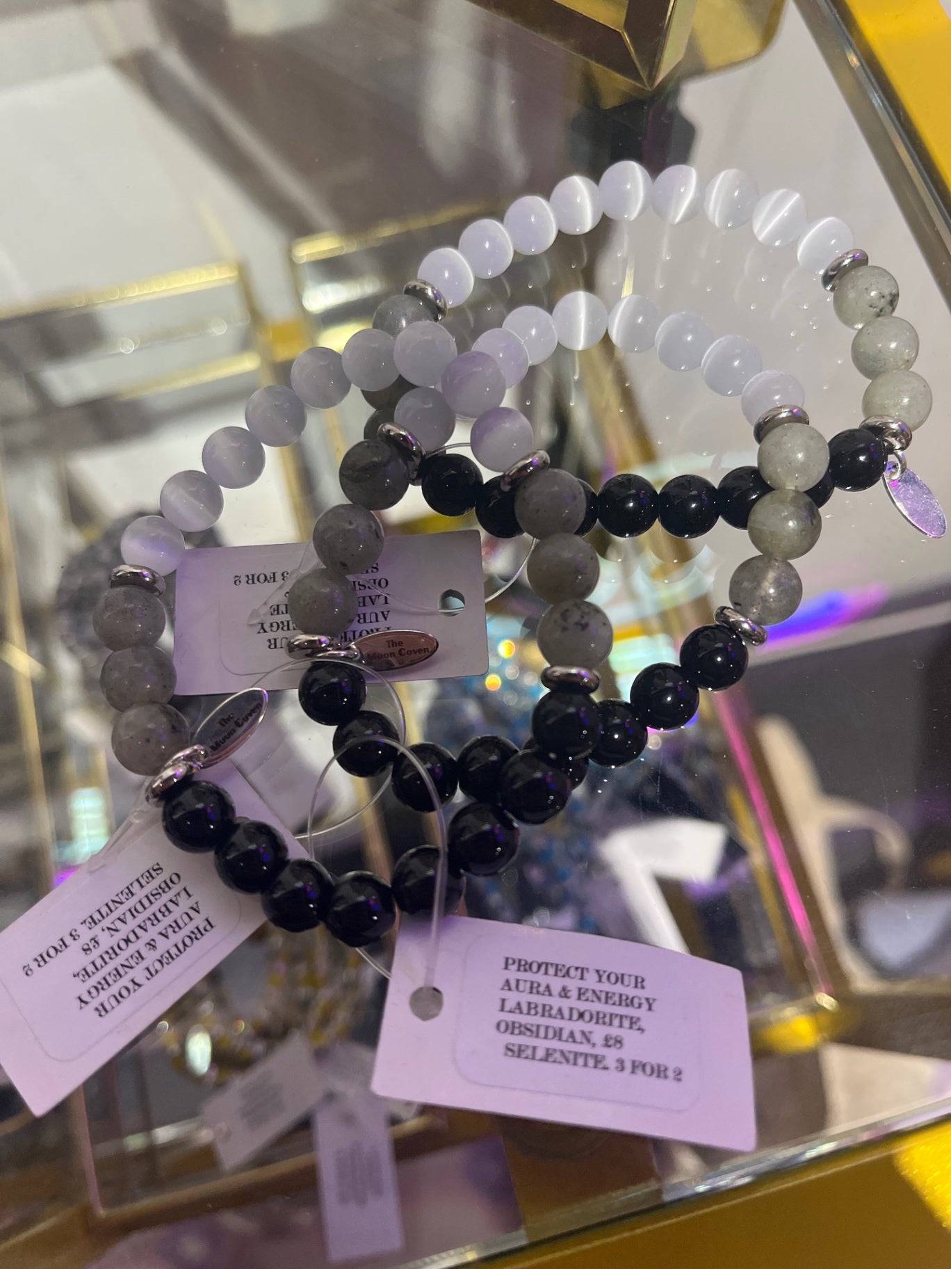 Selenite bracelet