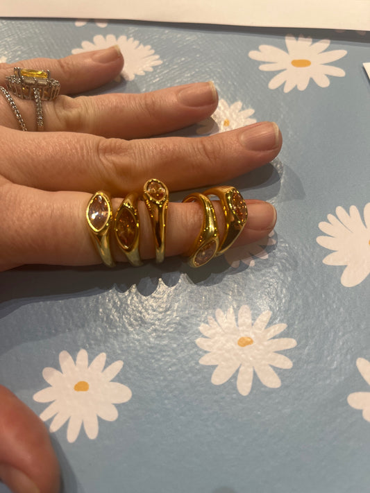 Oculus Champagne Ring