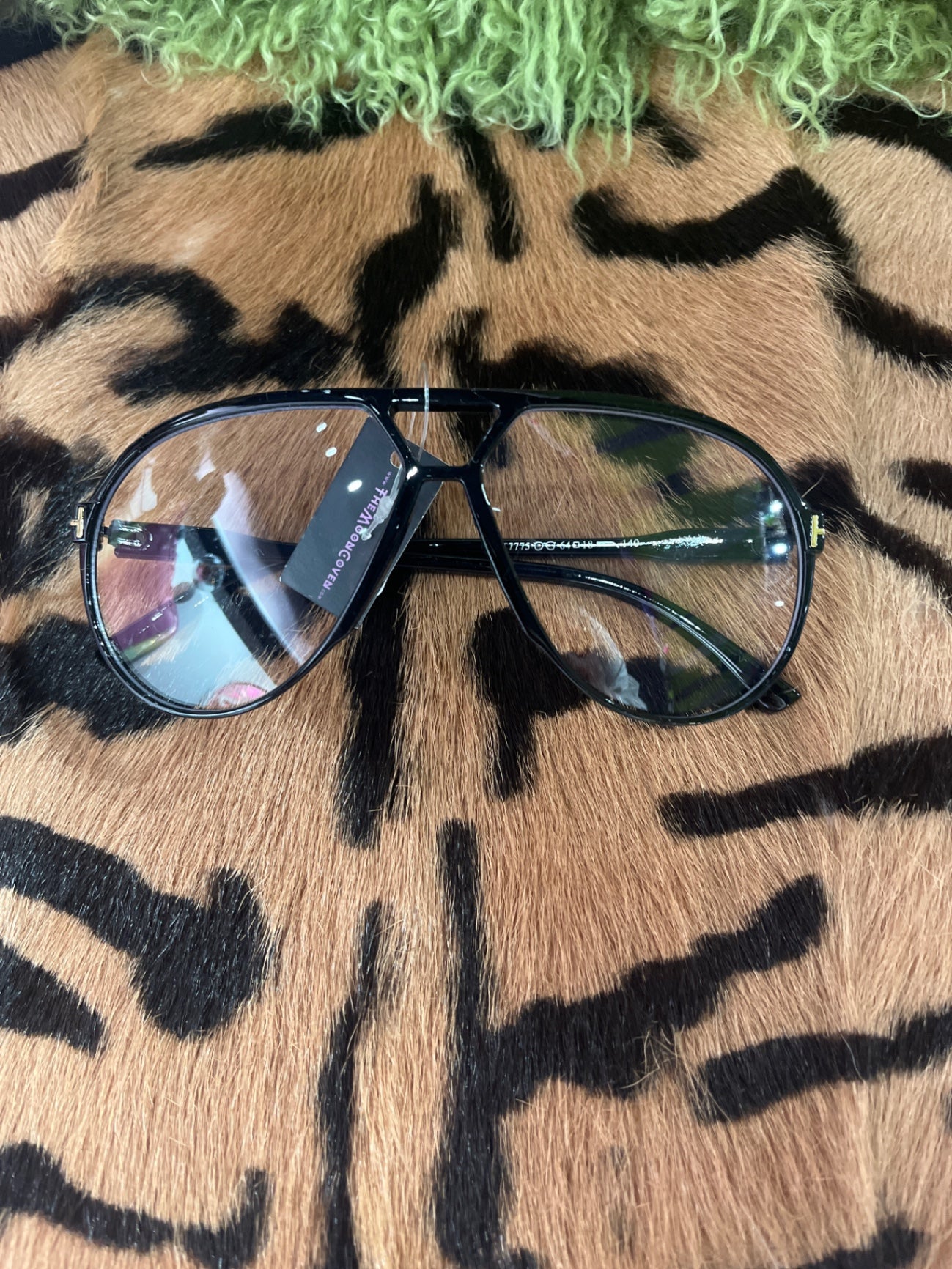 Anti Blue Light Glasses Pilot black