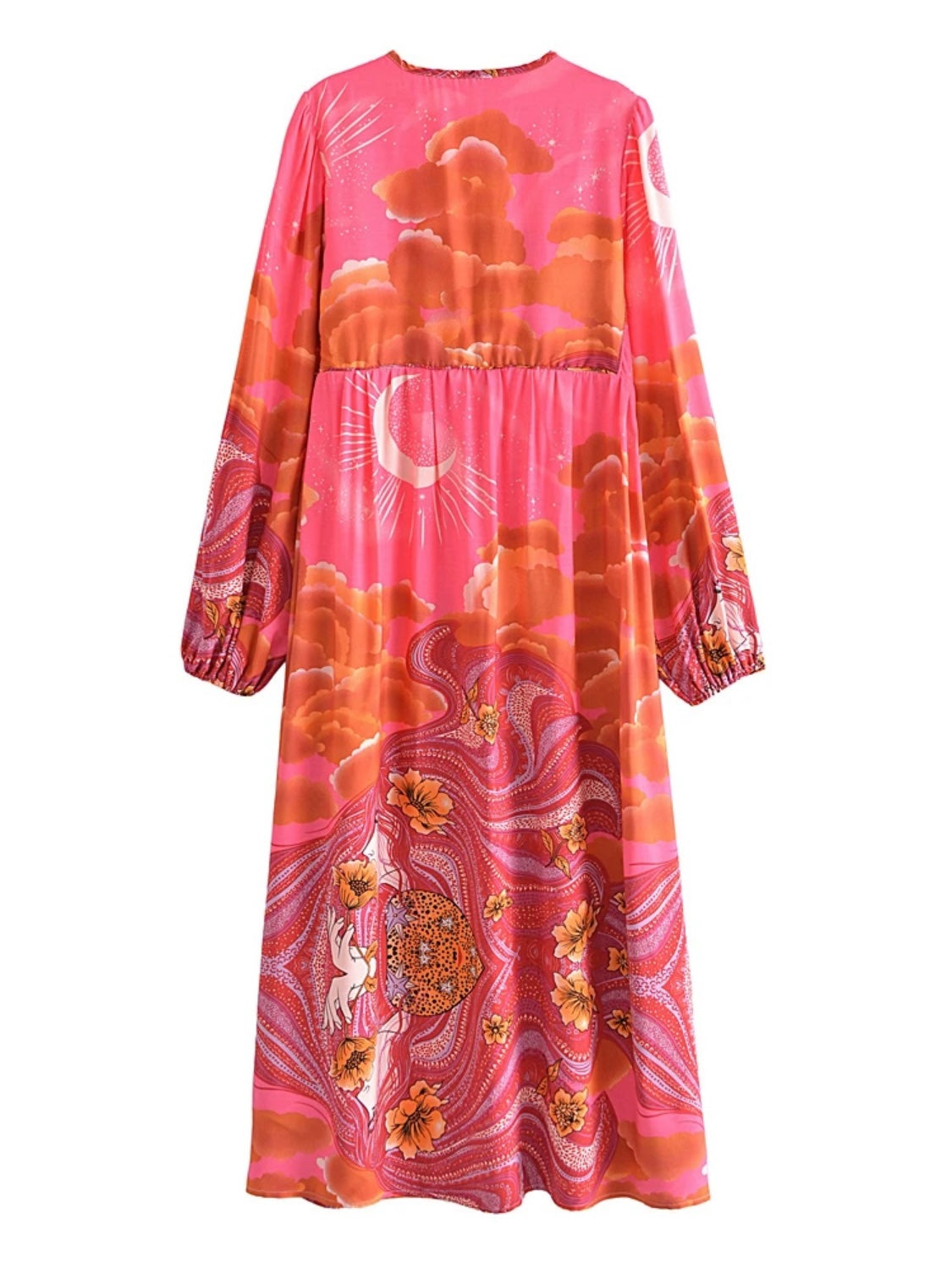 Pink Luna sunset dress