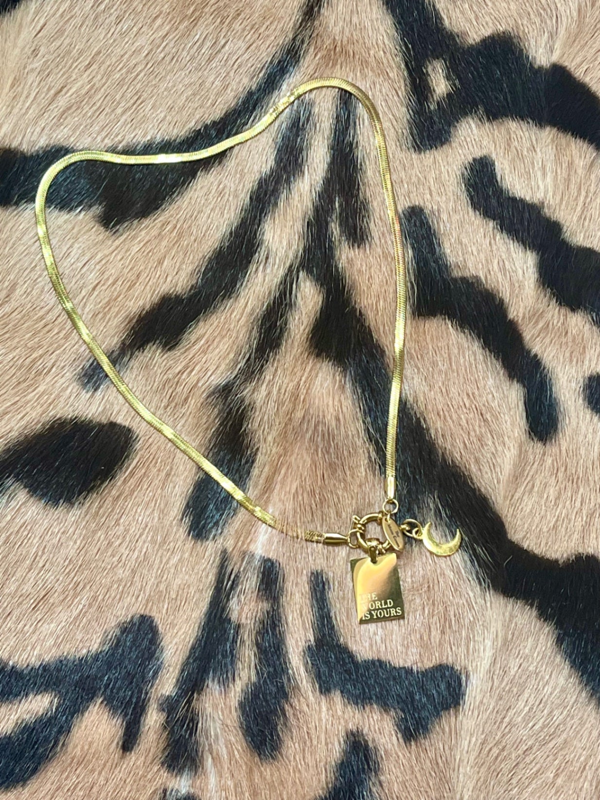 The world is yours good necklace 