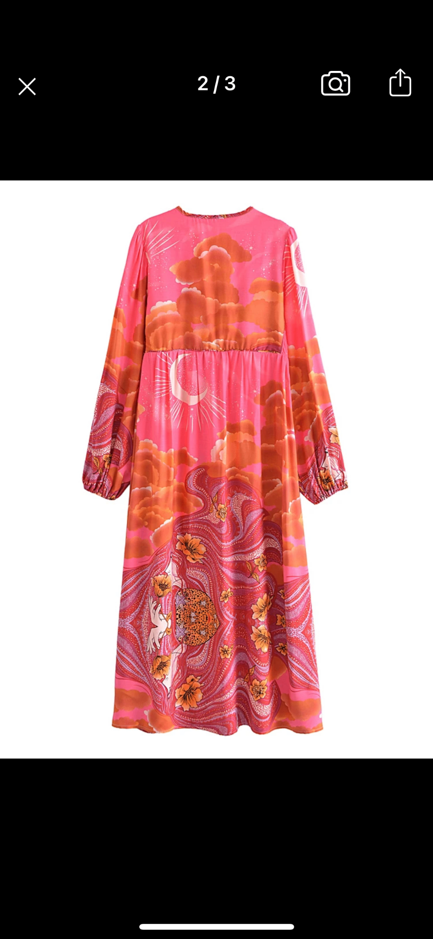 Pink Luna sunset dress