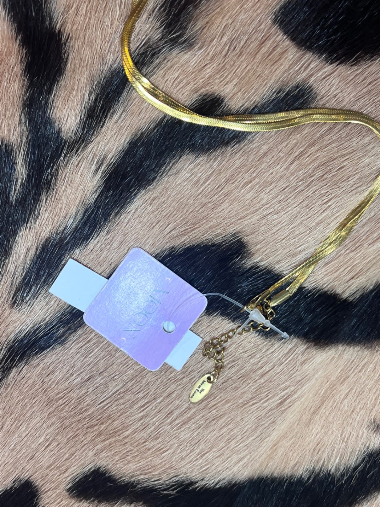 Amzonite point pendant gold necklace 
