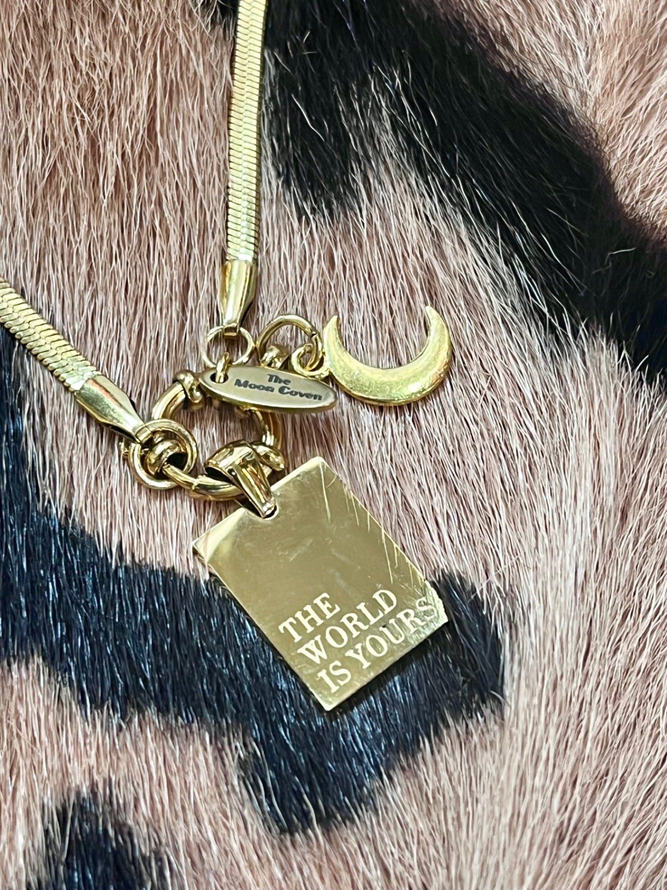The world is yours good necklace 