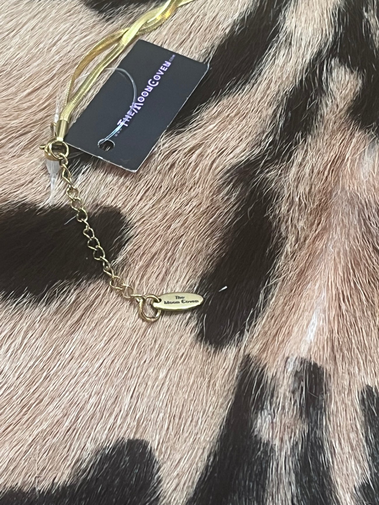 Raw Obsidian shield necklace