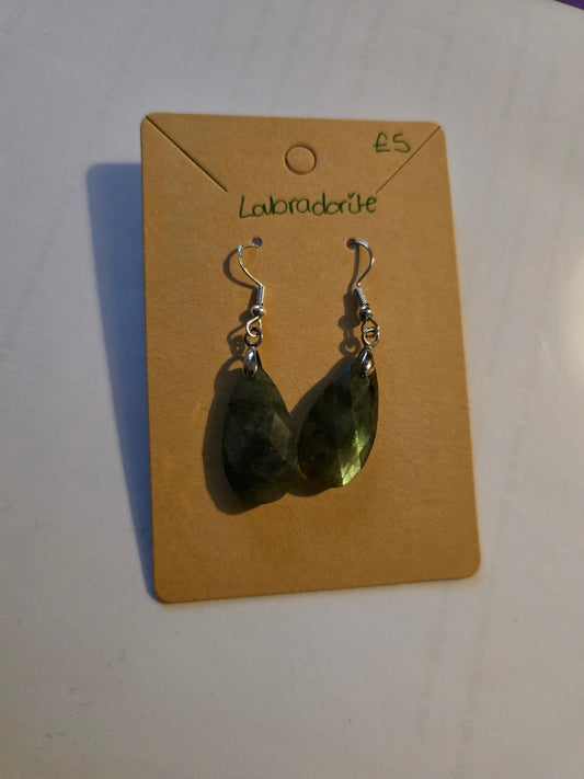 Labradorite earrings 