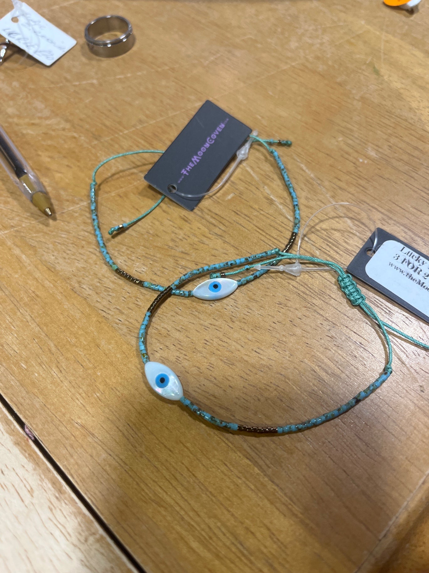 Lucky Eye Bracelet Pearl Turquoise
