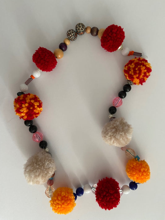 Pom Pom Necklace 2