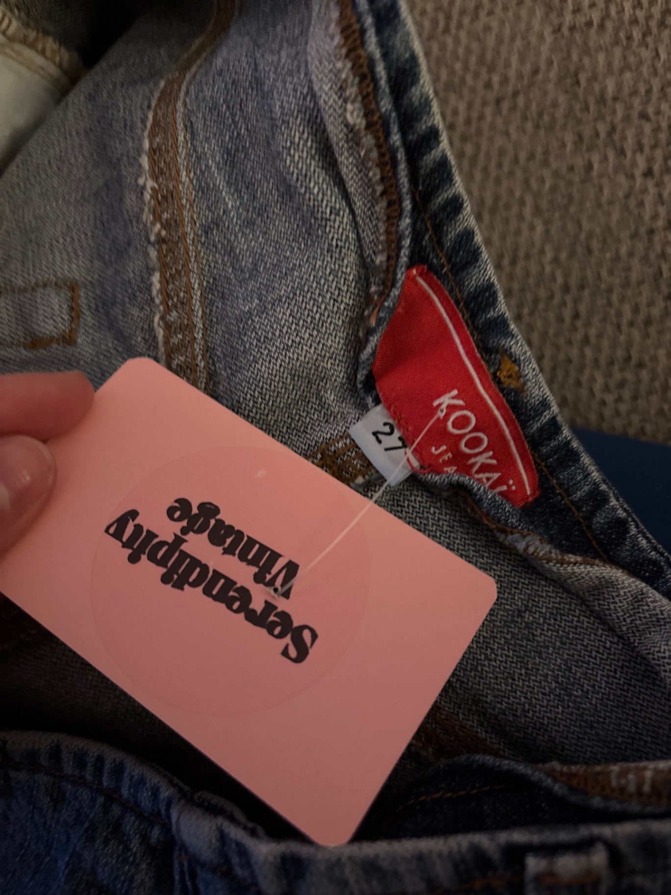 Kookai denim skirt