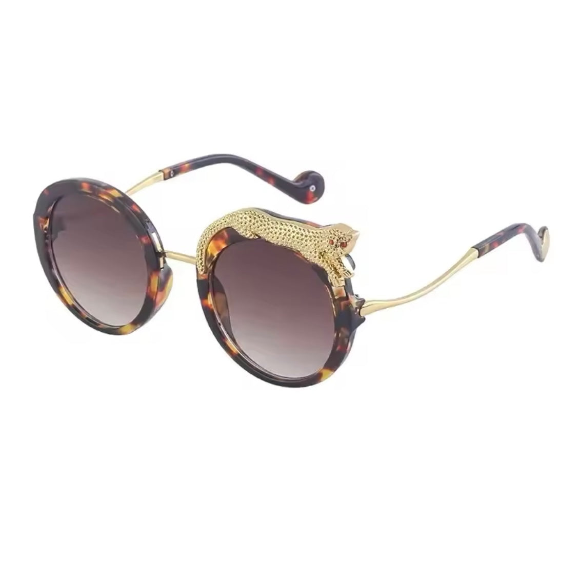 Jewel Leopard Tort Sunnies