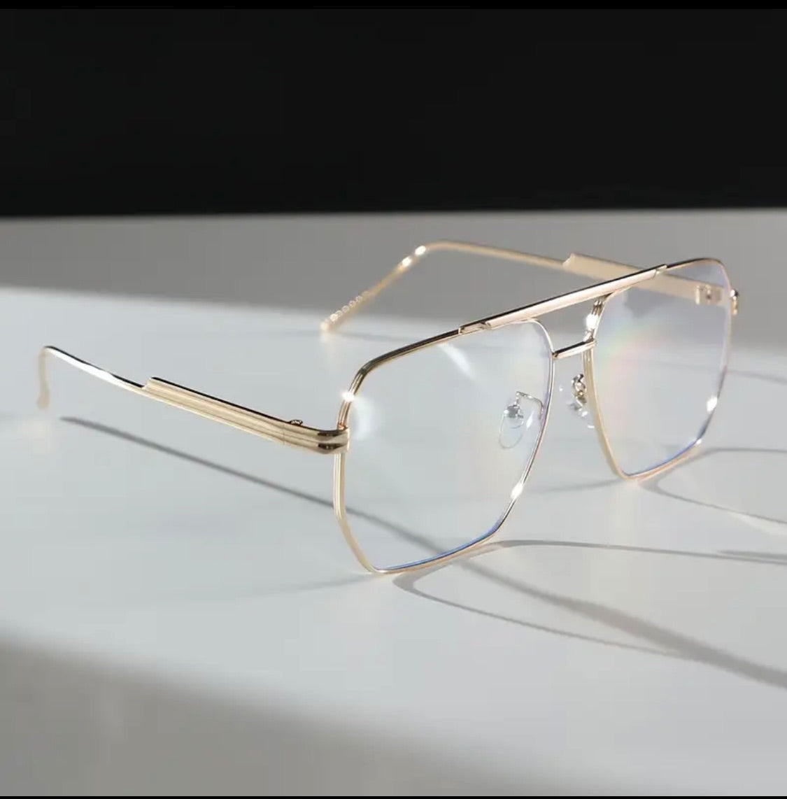 Gold 70s Darling Anti-Blue Light Glasses