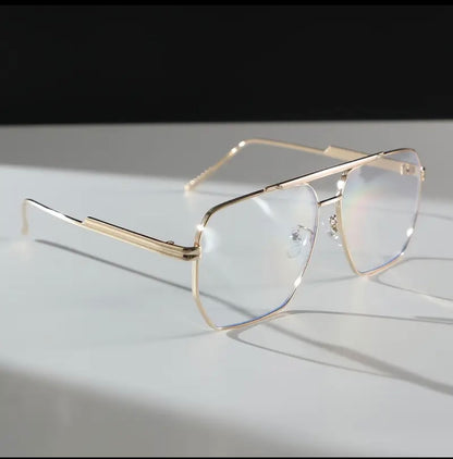 Gold 70s Darling Anti-Blue Light Glasses