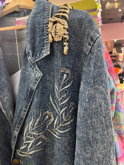 Leopard Crystal Brooch