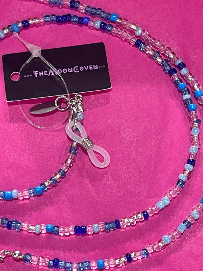 Blue Bead Sunglasses Chain