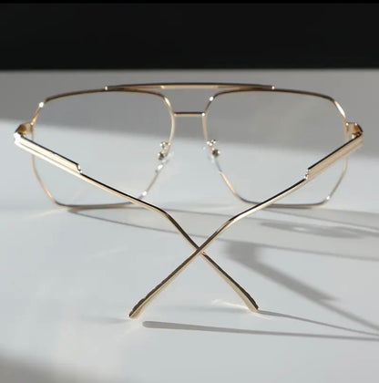 Gold 70s Darling Anti-Blue Light Glasses
