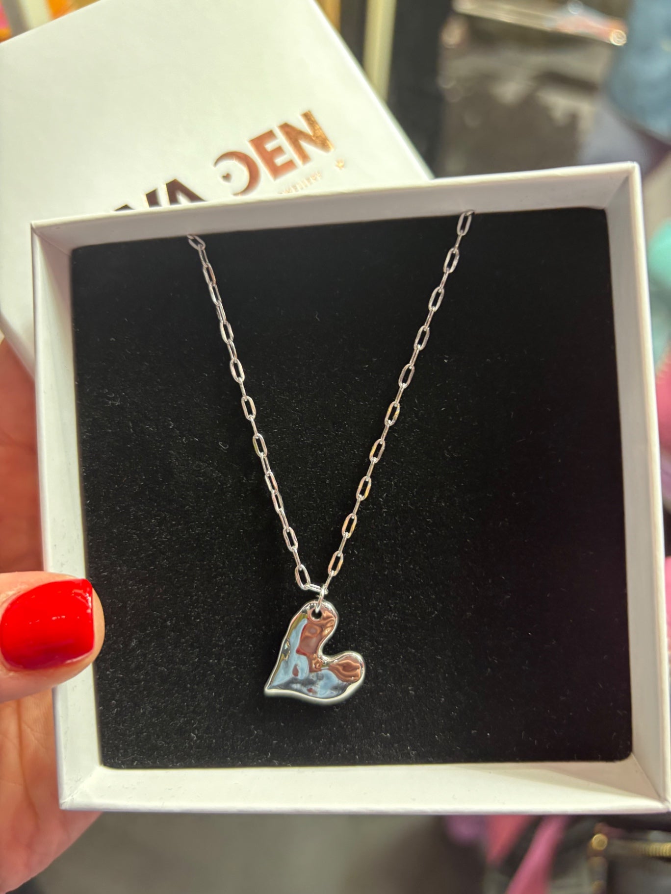 Silver Heart Necklace 