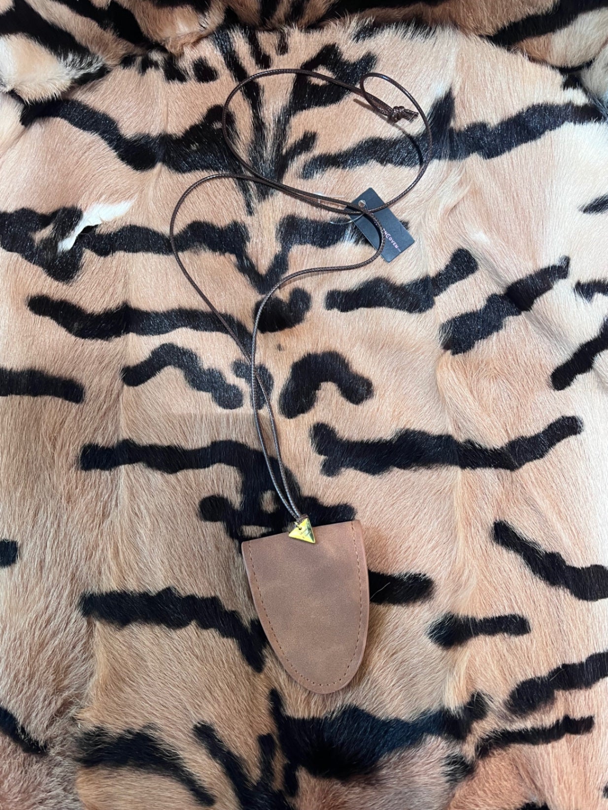 Tan Sunglasses Pouch Holder