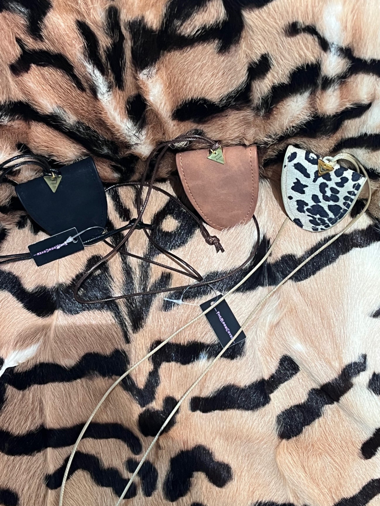 Tan Sunglasses Pouch Holder