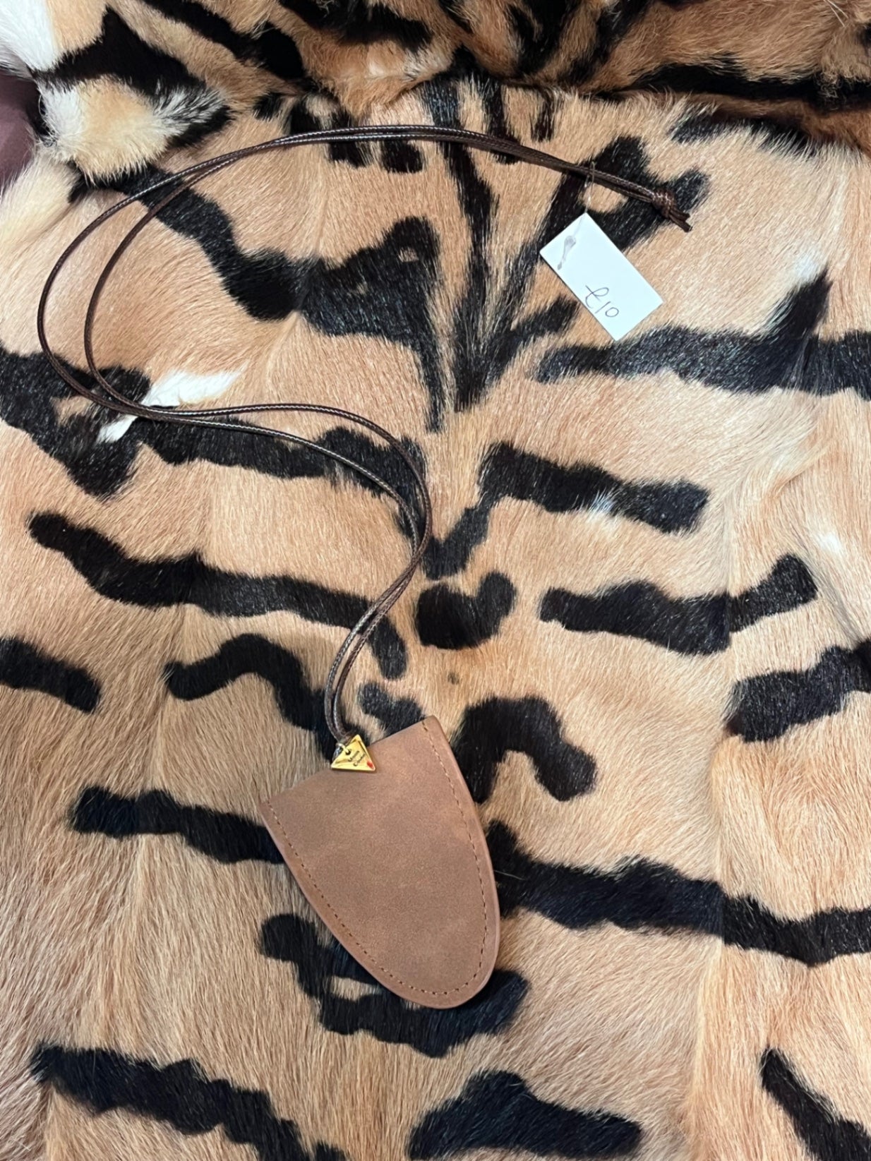 Tan Sunglasses Pouch Holder