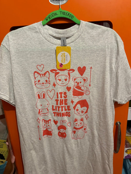 Grey Little things tshirt 