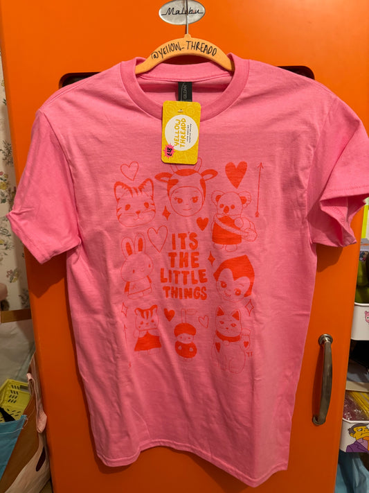 Pink little things tshirt 