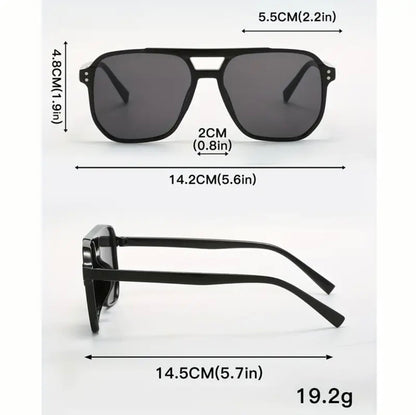 Black Aviator Small Anti Blue Light Glasses