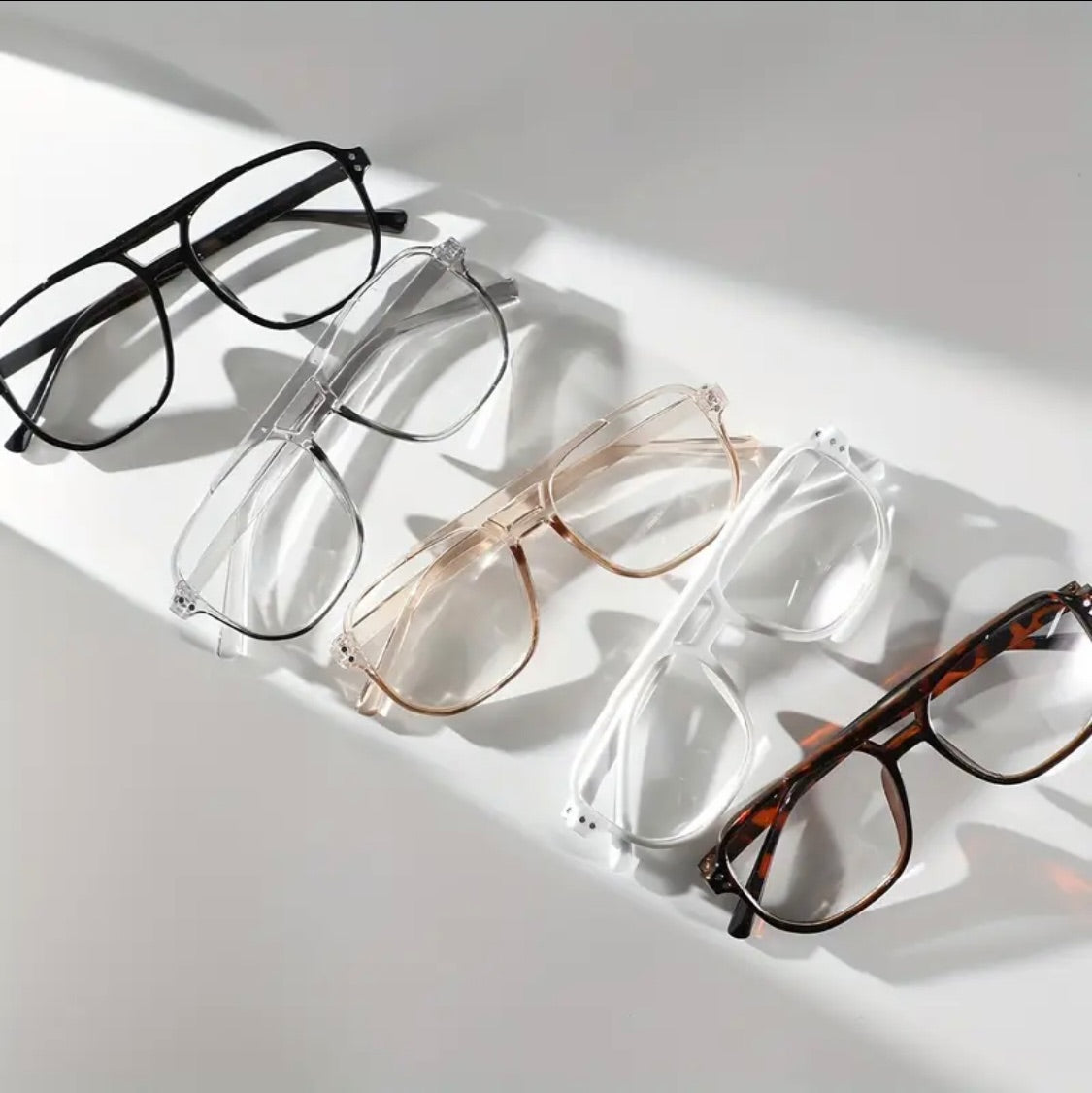 Black Aviator Small Anti Blue Light Glasses