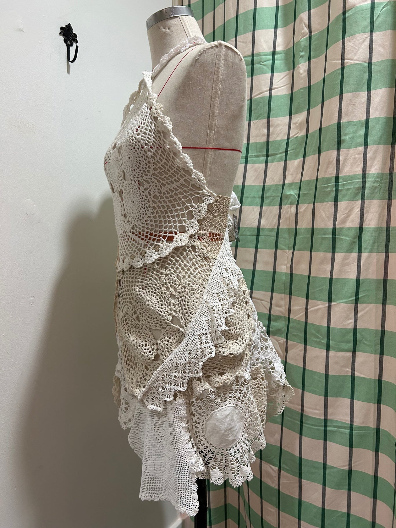 Upcycled doylie dress