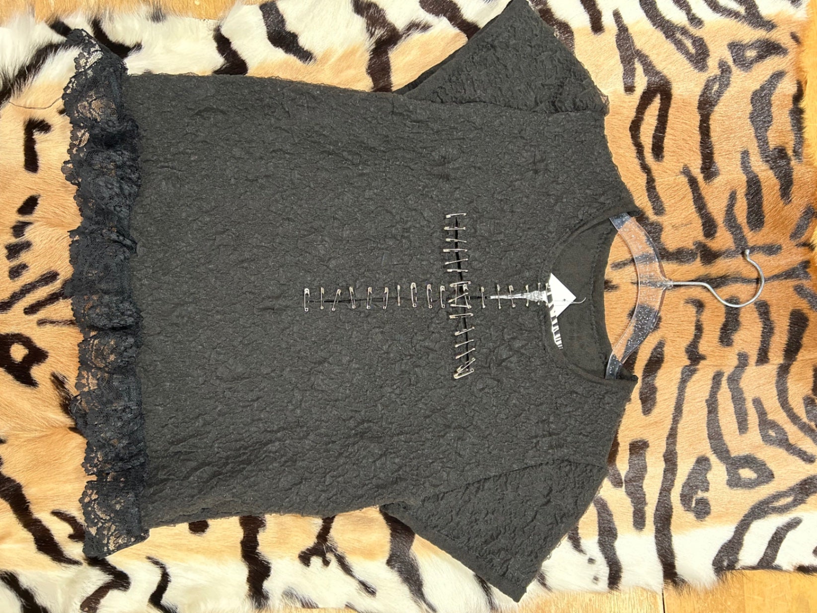 Upcycled cross top