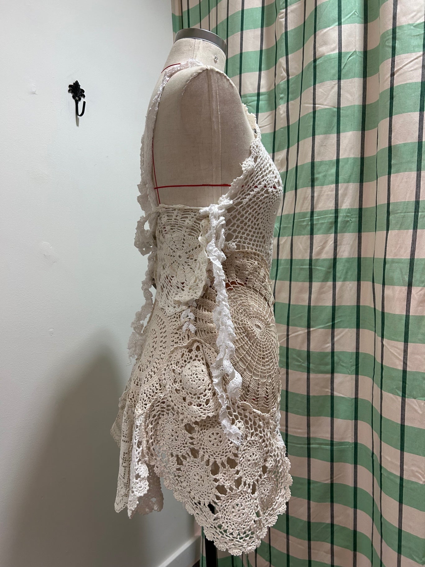 Upcycled doylie dress