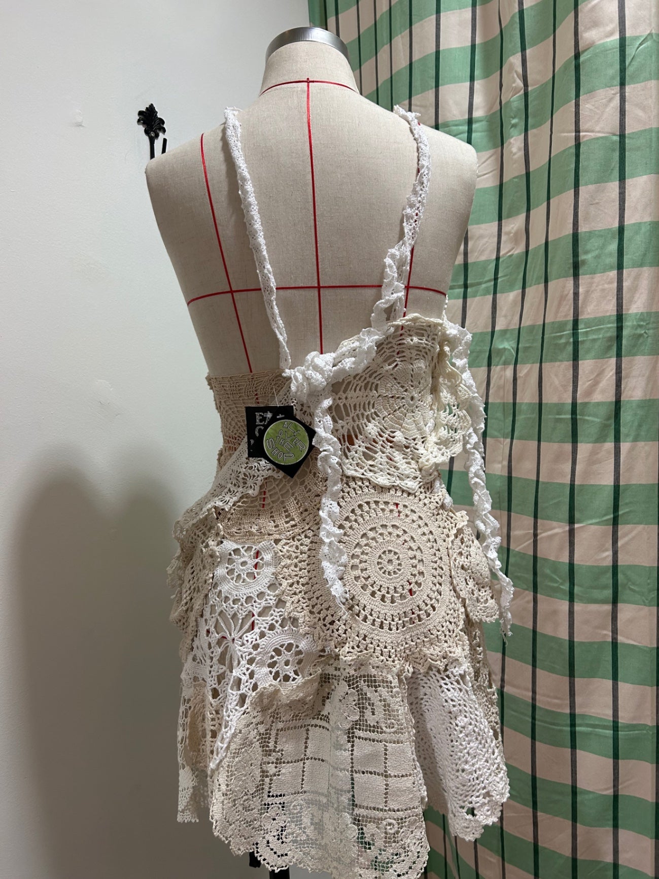 Upcycled doylie dress