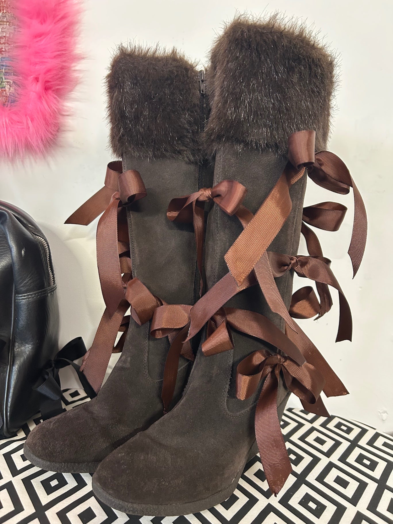 Upcycled boots