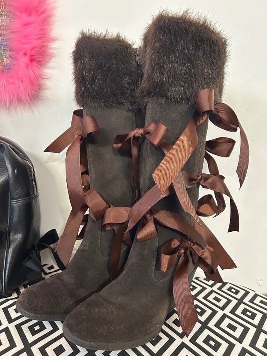 Upcycled boots